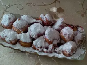 Круглые деревенские мини-пончики