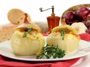 Фаршированный лук с мясом