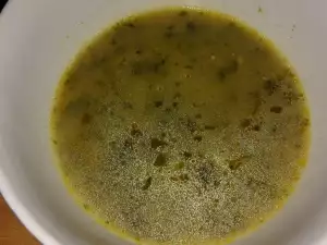 Шпинатный суп с мясом индейки