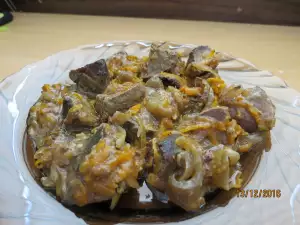 Свиная печень в духовке