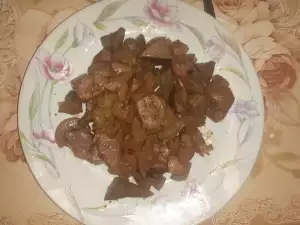 Свиная печень и почки