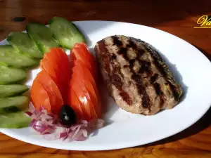 Вкусная котлета по-татарски с гарниром