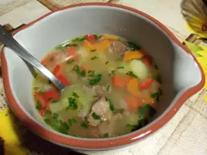 Суп из телятины с рисом