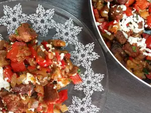 Рубленая телятина по-родопски