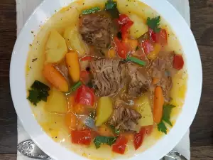 Мой удачный суп из телятины