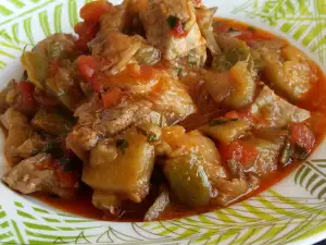 Рагу с телятиной и овощами