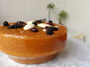 Тыквенный мусс с амарантом