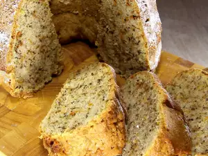 Быстрый кекс с тыквой