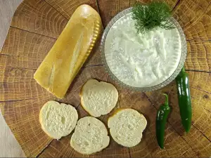 Греческая закуска Тиро с брынзой