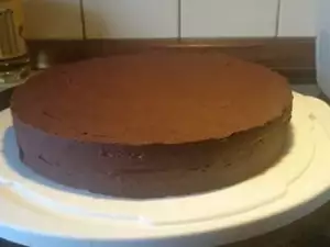 Торт с печеньем и нутеллой