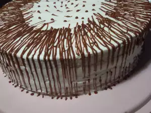Торт с готовыми коржами и маскарпоне