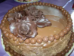 Торт Шоколад и розы