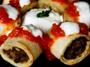 Тортильи с мясным фаршем