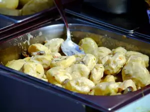 Украинские клецки с чесночным маслом