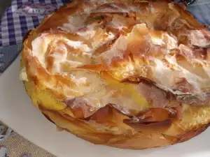 Уникально пышная баница