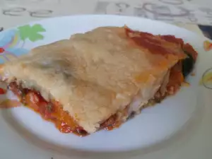 Веганская лазанья с кабачками