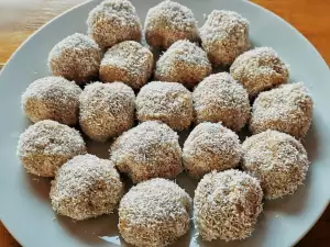 Веганские кокосовые конфеты Рафаэлло