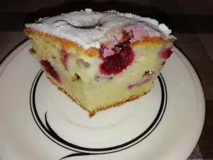 Бабушкин пирог с вишней
