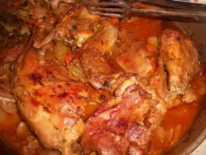 Нежная запеченная крольчатина