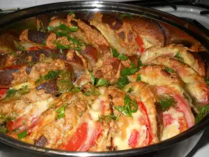 Запеканка с цельнозерновым хлебом