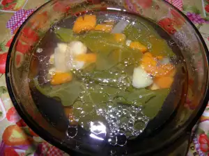 Быстрый постный суп