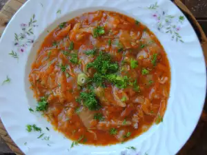 Постная китайская капуста с фенхелем