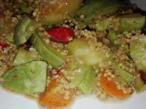 Овощное рагу с пшеном