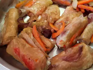 Овощные весенние рулеты