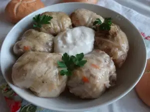 Капустные голубцы с фаршем