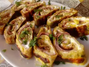 Вкусный рулет из кабачков