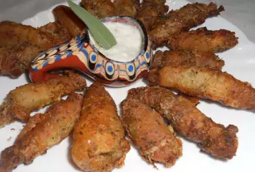Хрустящая куриная кожица в духовке