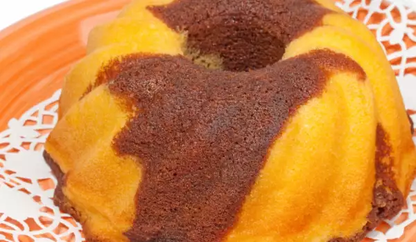 Апельсиновый кекс с шоколадом
