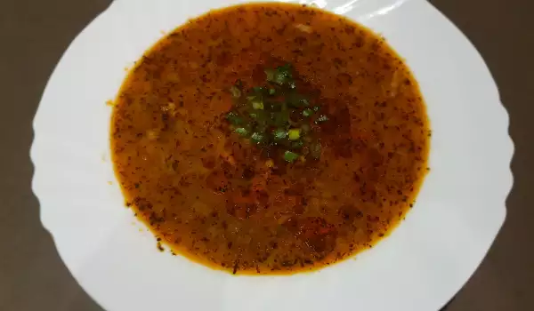 Суп из ягненка с потрохами