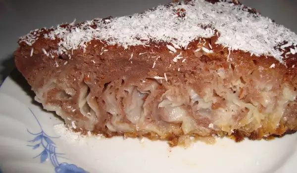 Айле - пирог с какао порошком