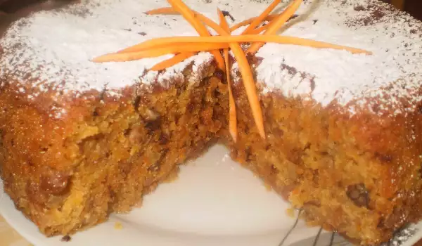 Сочный кекс с морковью и апельсинами
