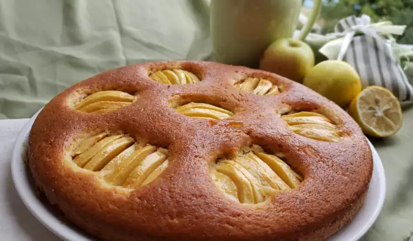Немецкий яблочный пирог Апфелькухен