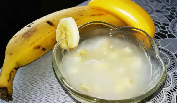 Банановый кисель для малыша