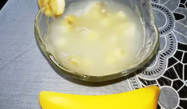 Банановый кисель для малыша