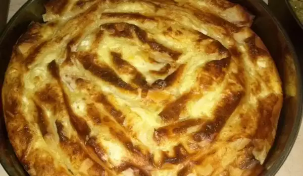 Быстрая скрученная баница