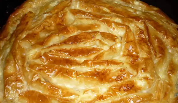 Быстрая скрученная баница