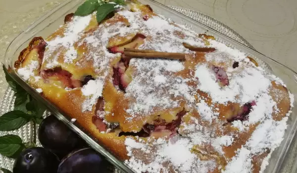 Баварский пирог со сливами