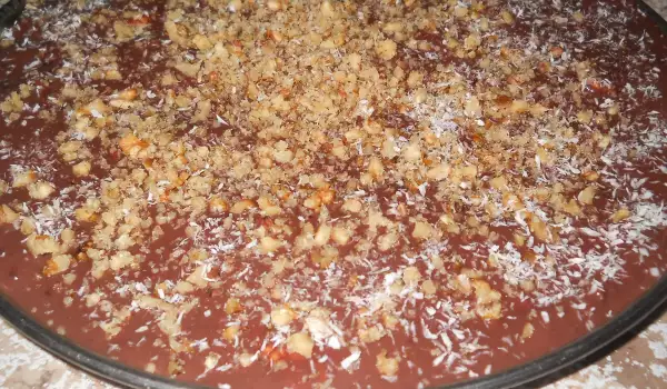 Торт из печенья с какао-кремом