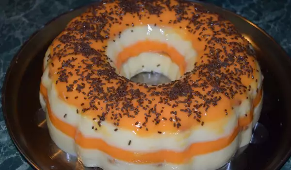 Торт из печенья с апельсиновым соком
