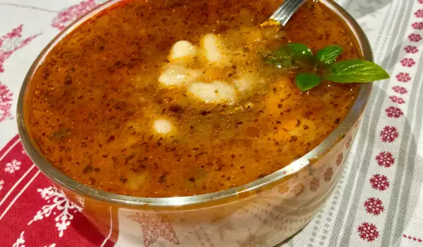 Как приготовить жареную смесь для супа из фасоли?