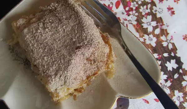 Греческий пирог с кремом Бугаца (Bougatsa)
