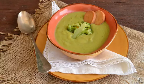 Крем суп с брокколи