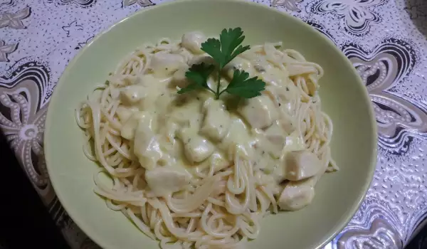 Спагетти Карбонара с беконом