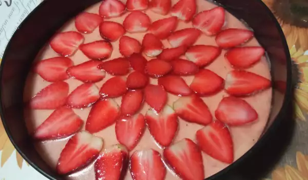 Чизкейк с клубникой и маскарпоне