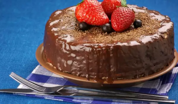 Простой шоколадный крем для торта