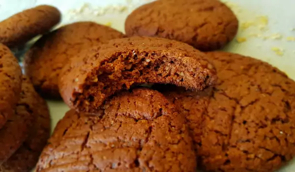 Овсяное шоколадное печенье